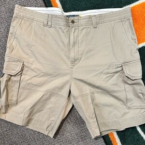 Men's Tan Cargo Shorts (Used Ralph Lauren)